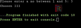 Output of switch statement Output of switch statement