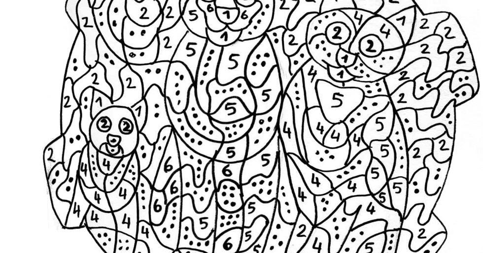 Maternelle: Coloriage magique, 3 chats