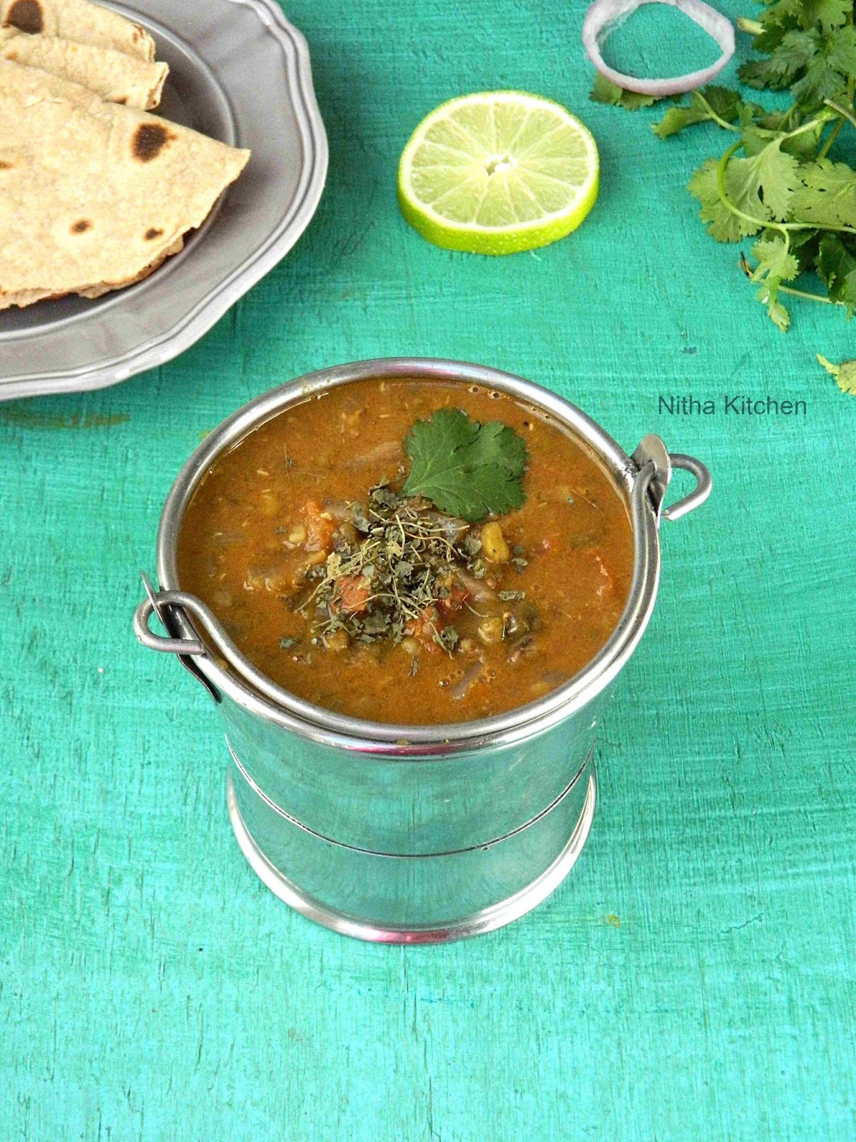 Hara Moong Dal Tadka | Green Moong Dal Fry - Nitha Kitchen