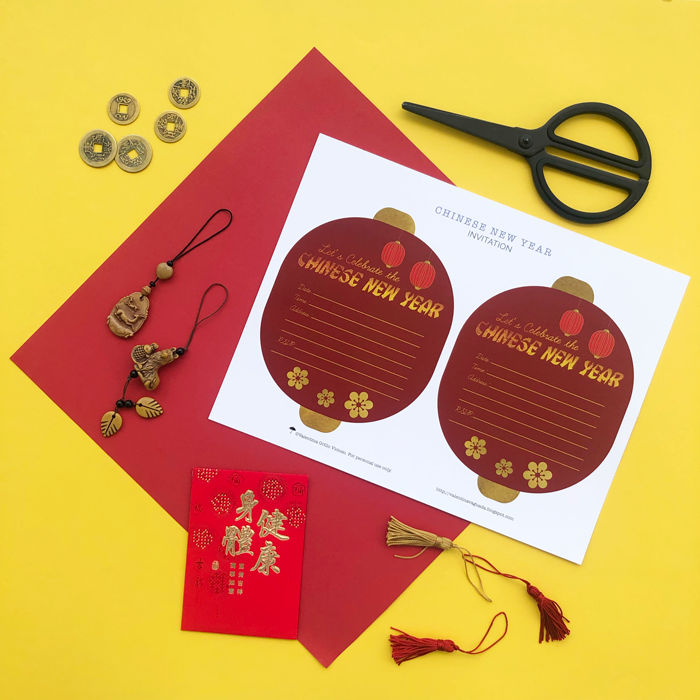 chines new year, dinner table, dinner party, año nuevo chino, free printable, imprimible gratis, dinner party, table set, dinner table