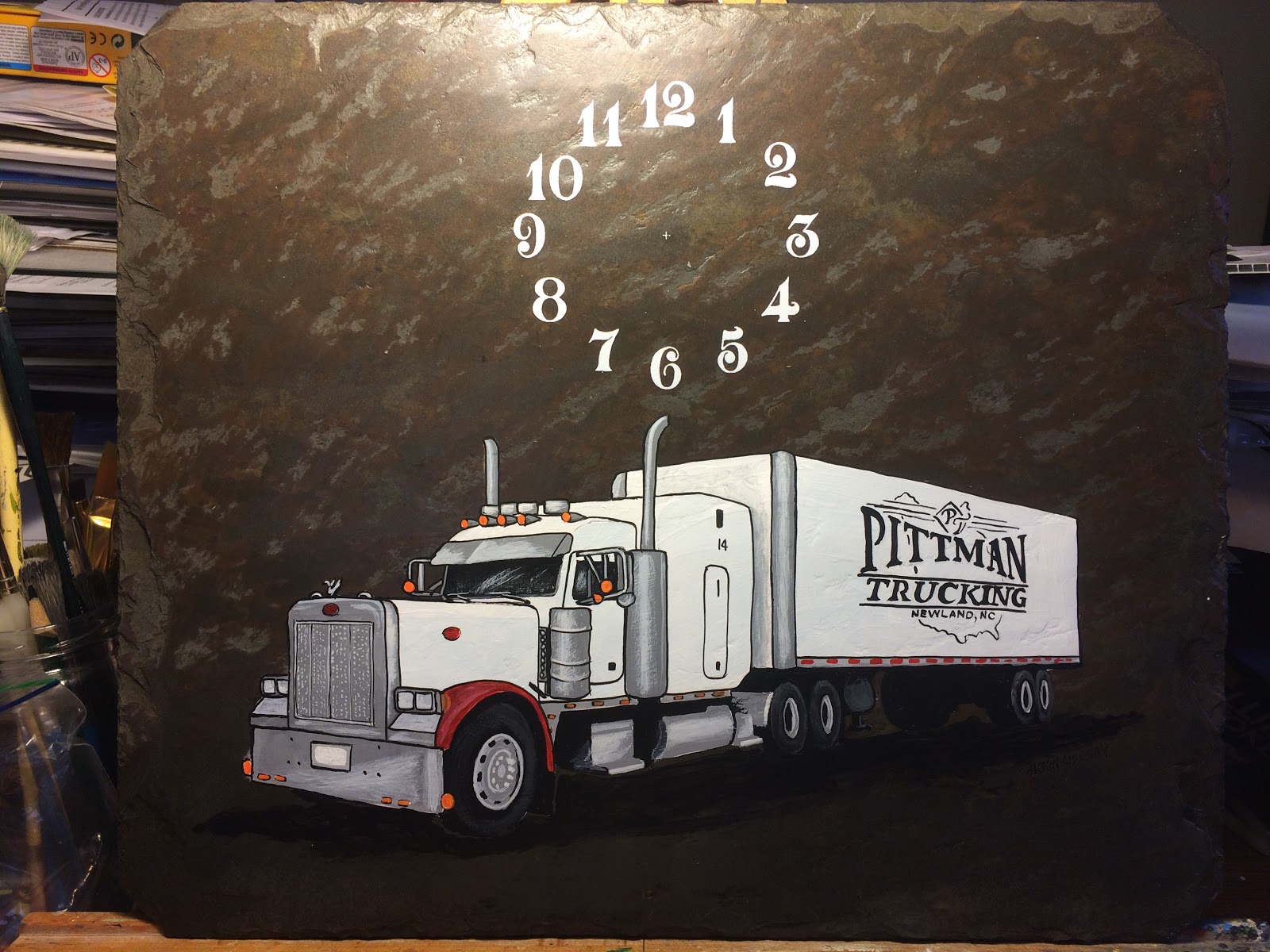 How to Paint A SemiTrailer Truck