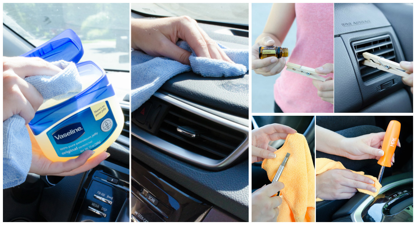 13 Trucos caseros que nunca te imaginaste usar para limpiar tu carro Como Limpiar La Mica Del Tablero Del Carro