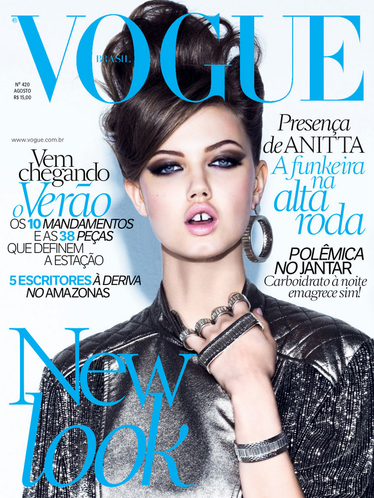 Lindsey Wixson for Vogue Brazil August 2013