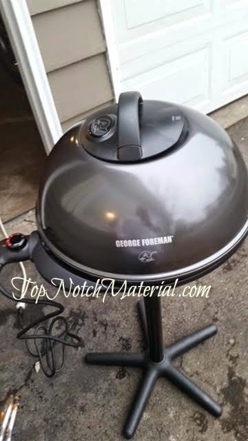 George Foreman 15-Serving Indoor/Outdoor Electric Grill with Lid & Reviews
