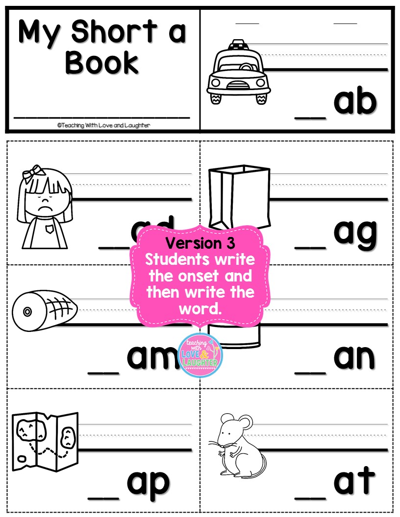 Teaching With Love and Laughter: Fun Flip Books for Short Vowels and a ...