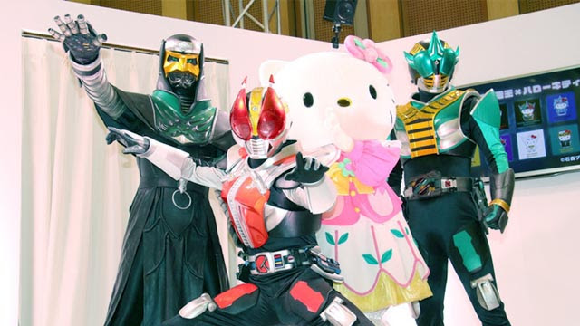 Kamen Rider Den-O Akan Berkolaborasi Bersama Dengan Hello Kitty