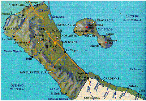Mapa De Rivas CIUDAD DE RIVAS
