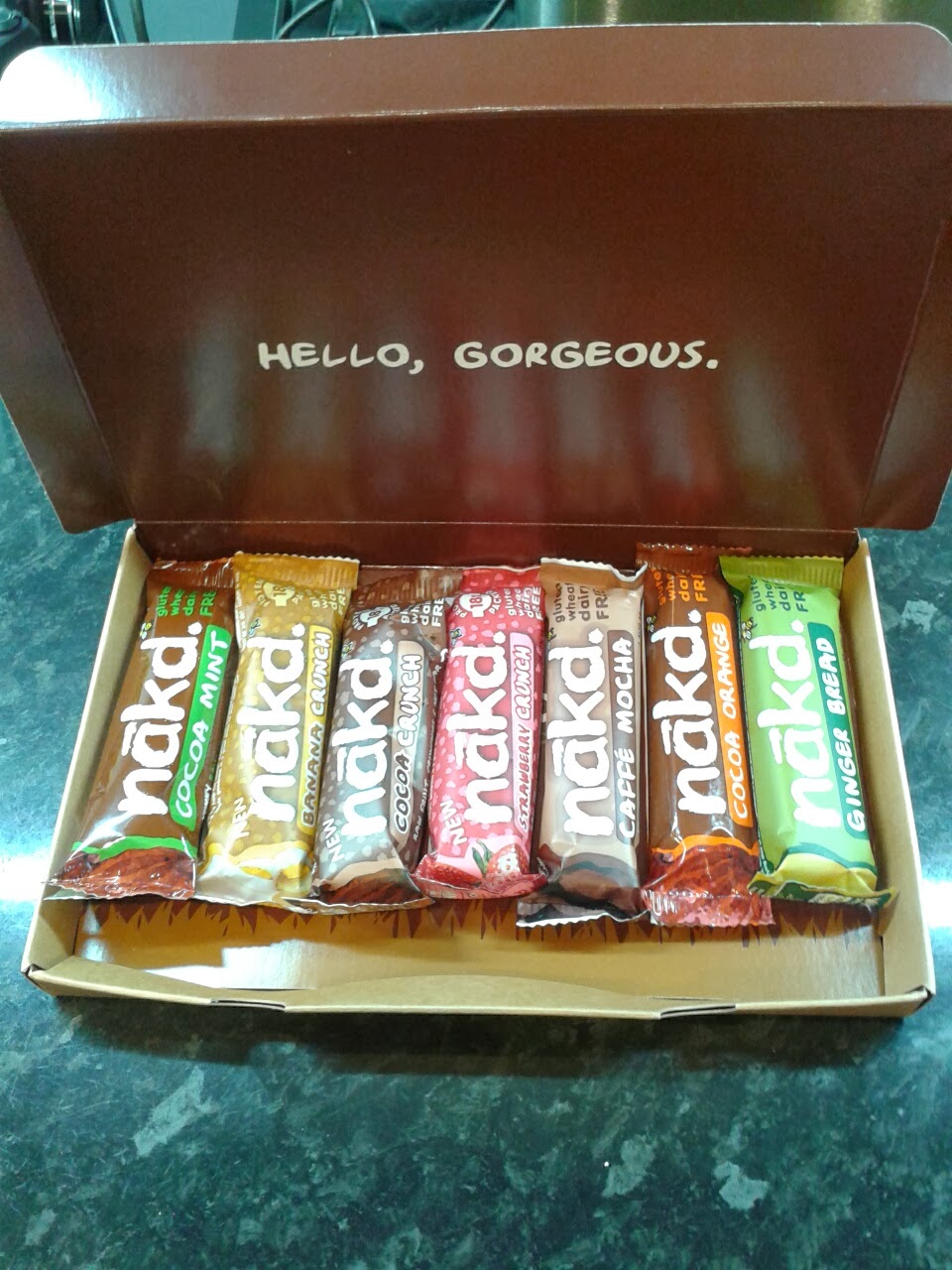 Box of Nakd snack bars