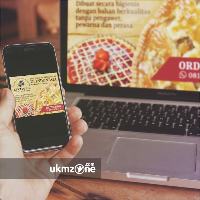 Desain iklan digital iklan internet desain digital ads untuk usaha mikro kecil menengah UMKM IKM kuliner Zeytin Pie Depok - UKM ZONE Desain iklan digital iklan internet desain digital ads untuk usaha mikro kecil menengah UMKM IKM kuliner Zeytin Pie Depok - UKM ZONE