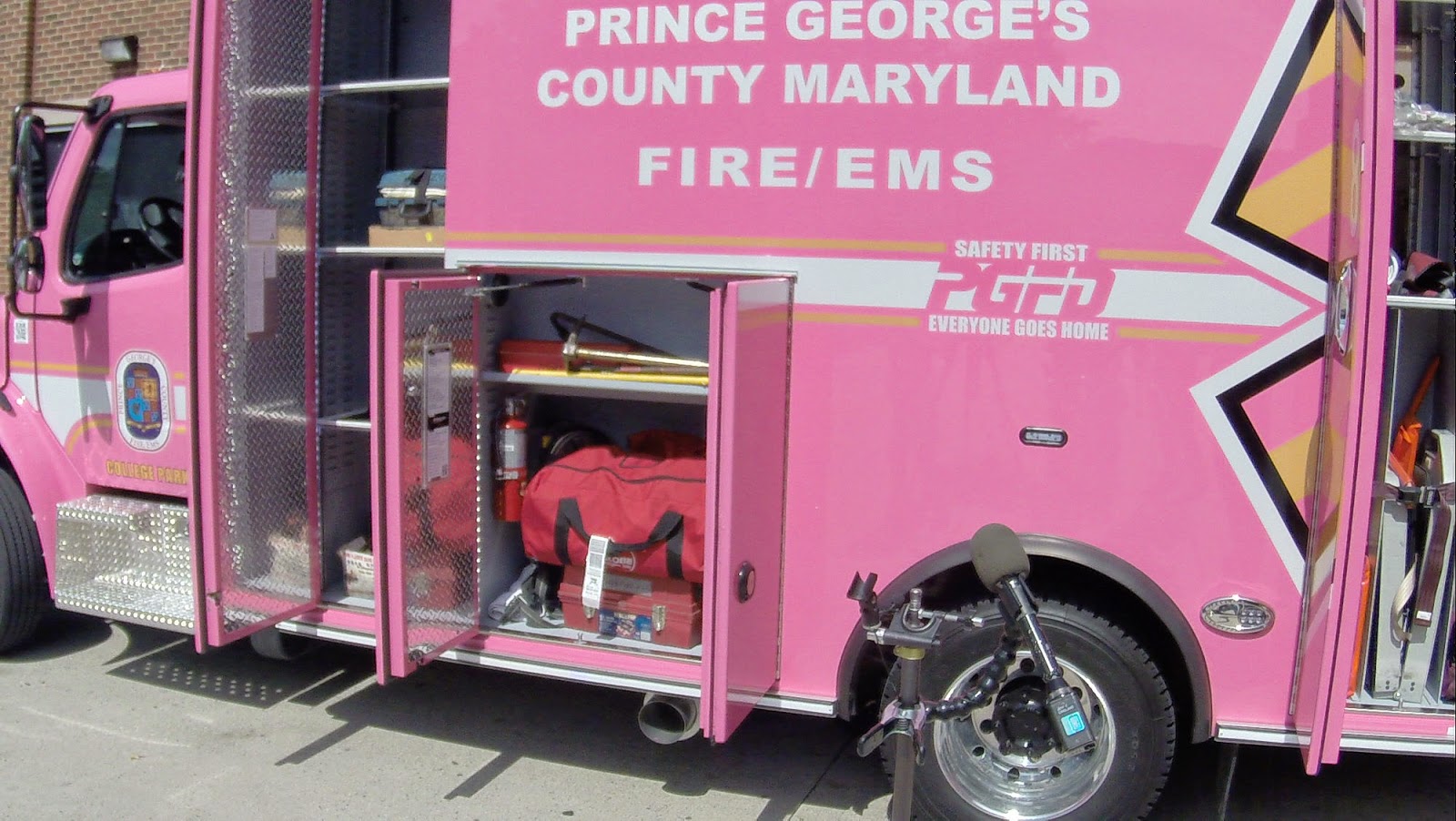 Tweet A Nickname for New PGFD Pink Paramedic Unit