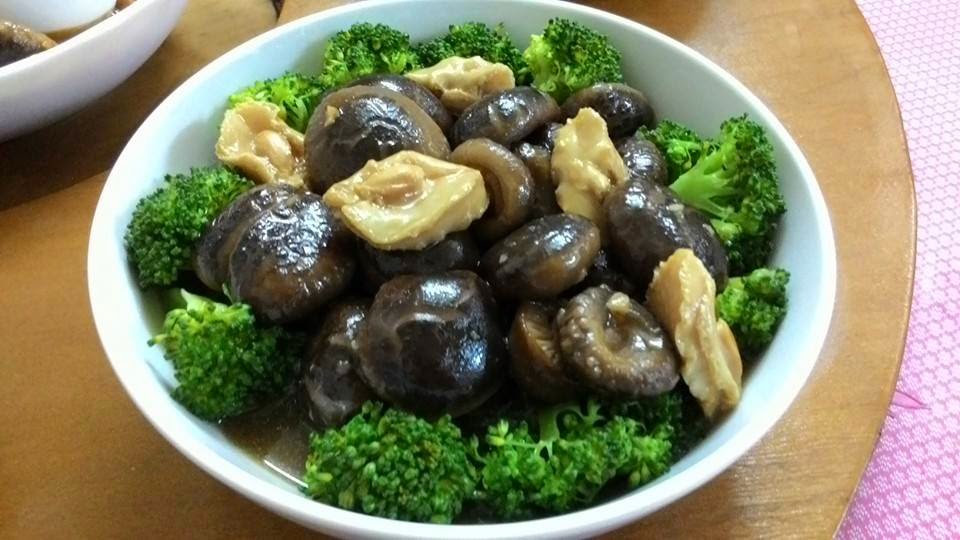 My Cooking Recipe 香菇焖小鲍鱼Braised Baby Abalone With Mushrooms