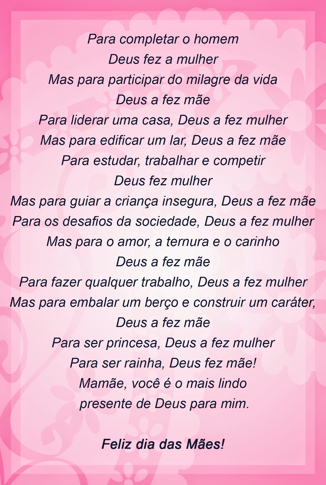 Recados Pra Você : Lindas Mensagens para o Dia das Mães Especiais