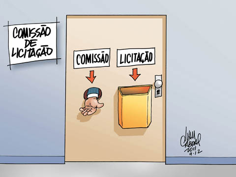 Charge Ivan Cabral (Portal das Licitações)