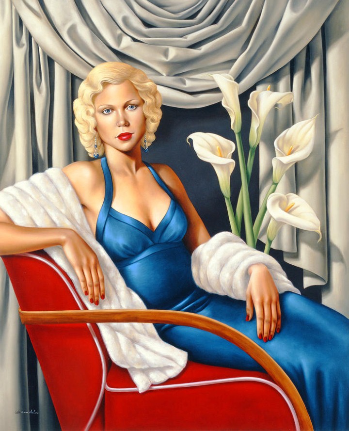 Catherine Abel.  Картины в стиле Арт-Деко