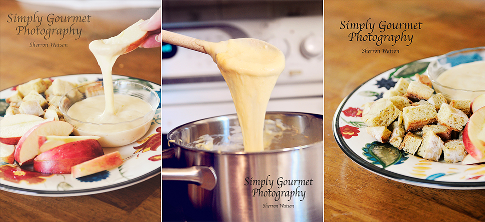 Simply Gourmet Cheddar Cheese Fondue