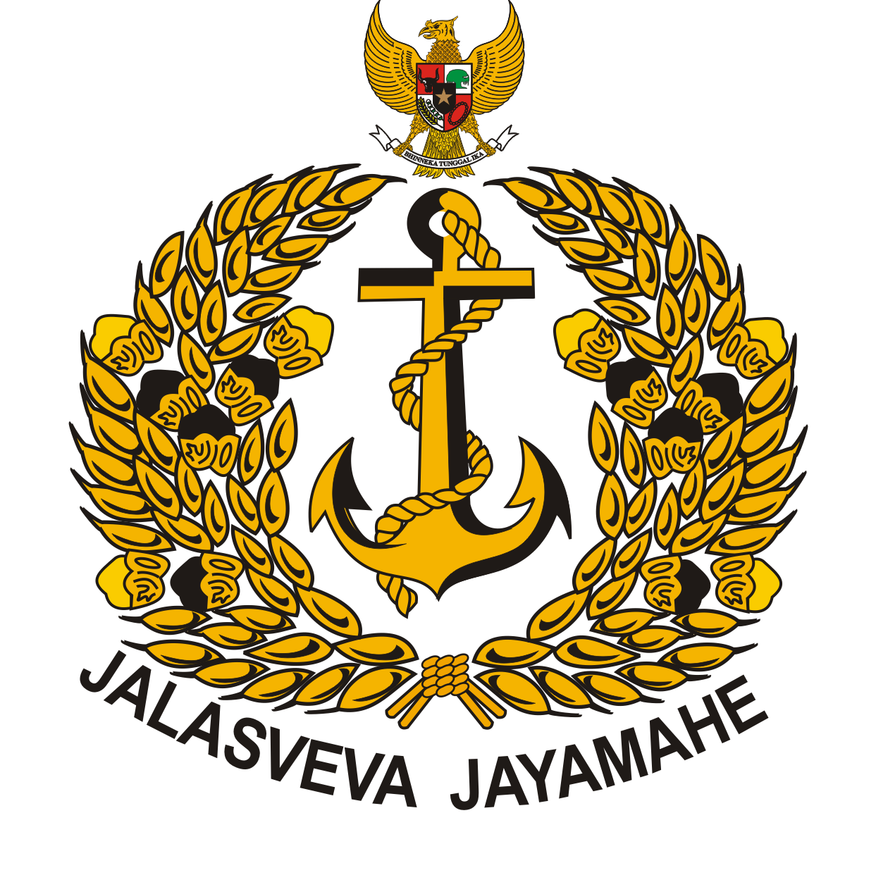 panduan lengkap menjadi anggota TNI-AL: Semboyan Arti Logo TNI-AL dan