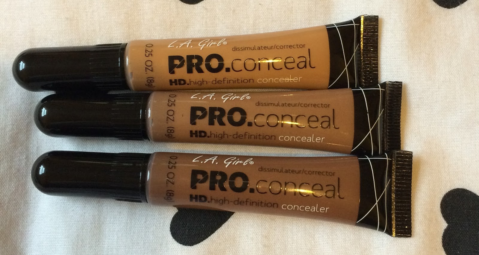 Beautycouturexox La Girl Pro Conceal Fawn, Toast & Dark Cocoa