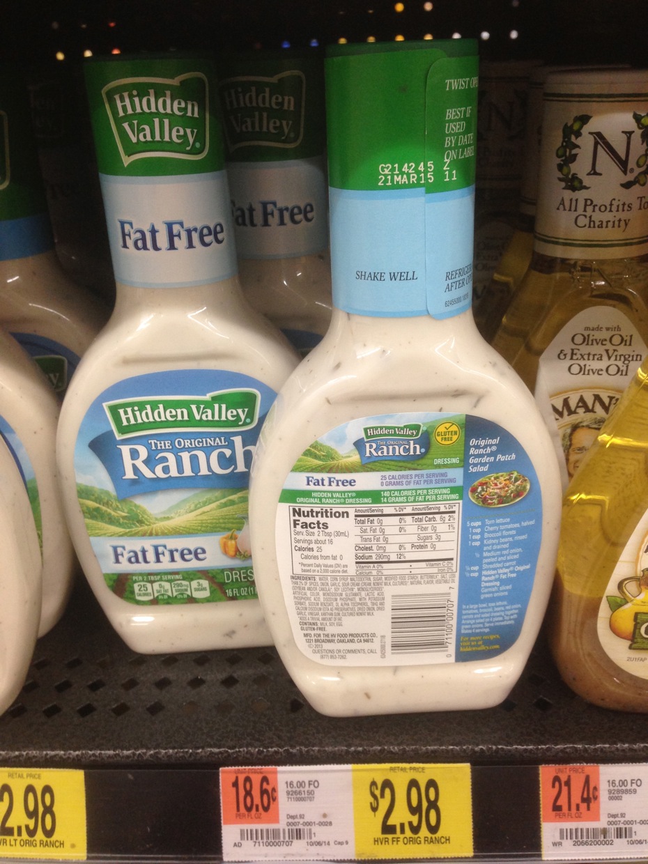 Healthy Grocery Fat Free Ranch Dressing Hidden Valley Walmart healthy-grocery-fat-free-ranch-dressing-hidden-valley-walmart