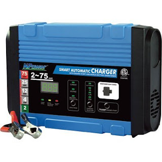 Auto Meter BEX-3000 3.0 Amp Battery Charger/Maintainer - Smart Charger For All Lead Acid Batteries