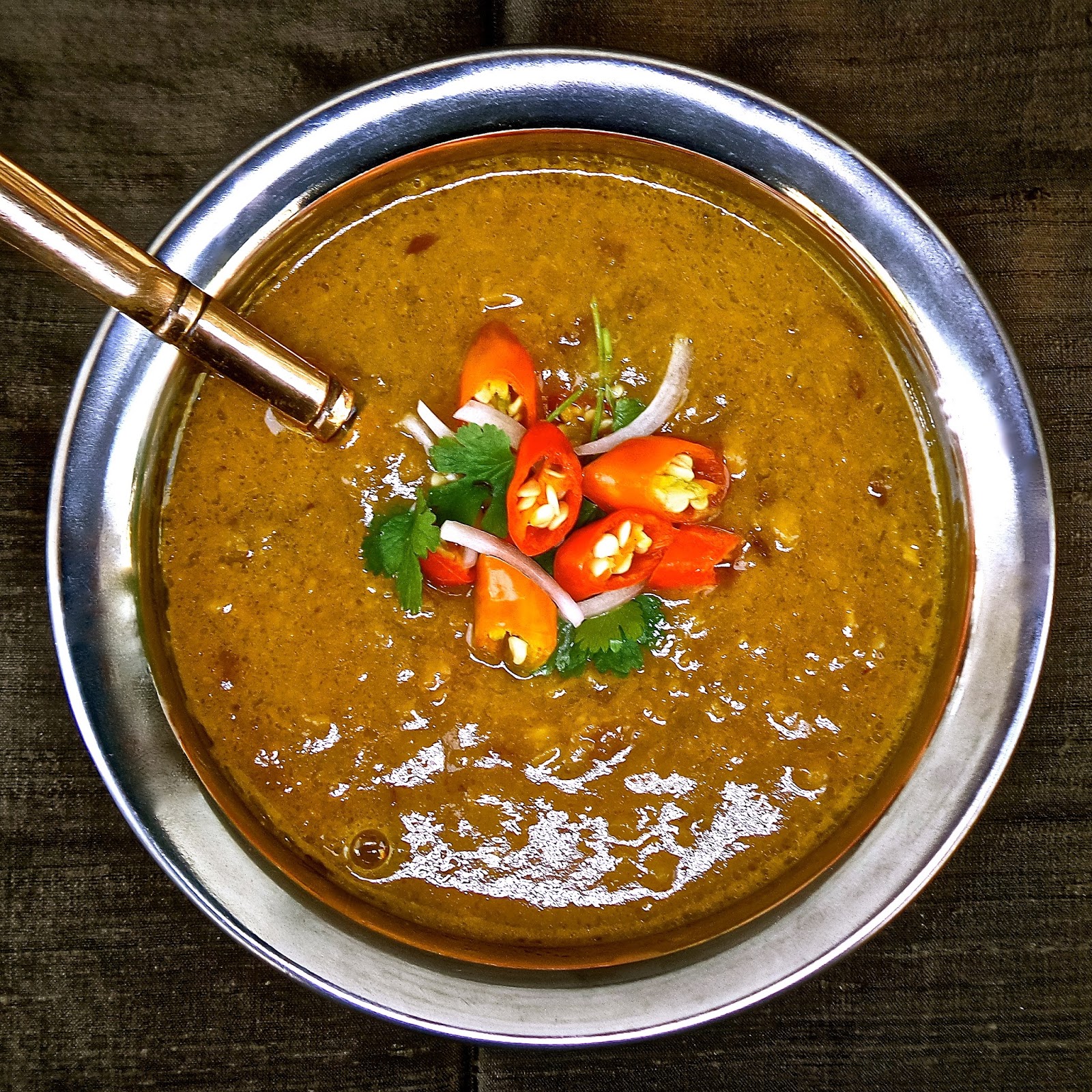 Keep Calm & Curry On Lucknowi Chana Dal (Yellow Split Peas with