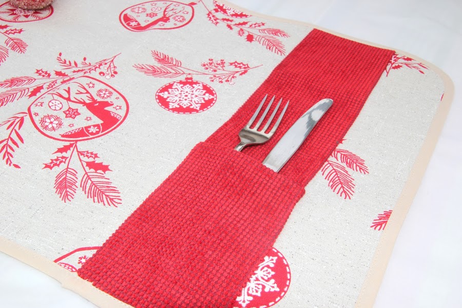 #NavidadFácil DIY: Cómo hacer un mantel individual decoración navidad