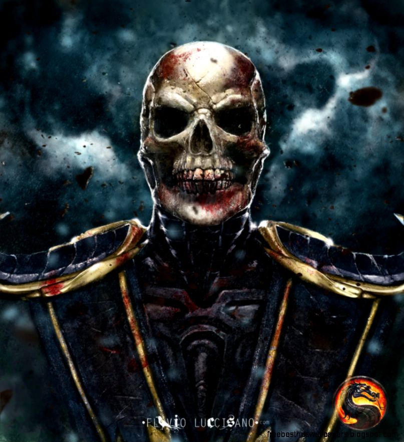 Unmasked Scorpion Mortal Kombat 9 version by flavioluccisano on