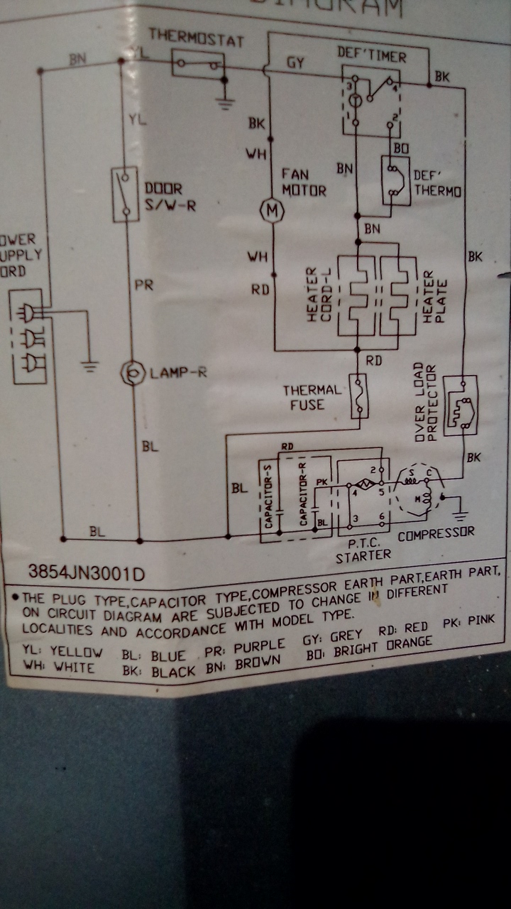 SERVICE ELEKTRONIK skema kulkas LG dua pintu,