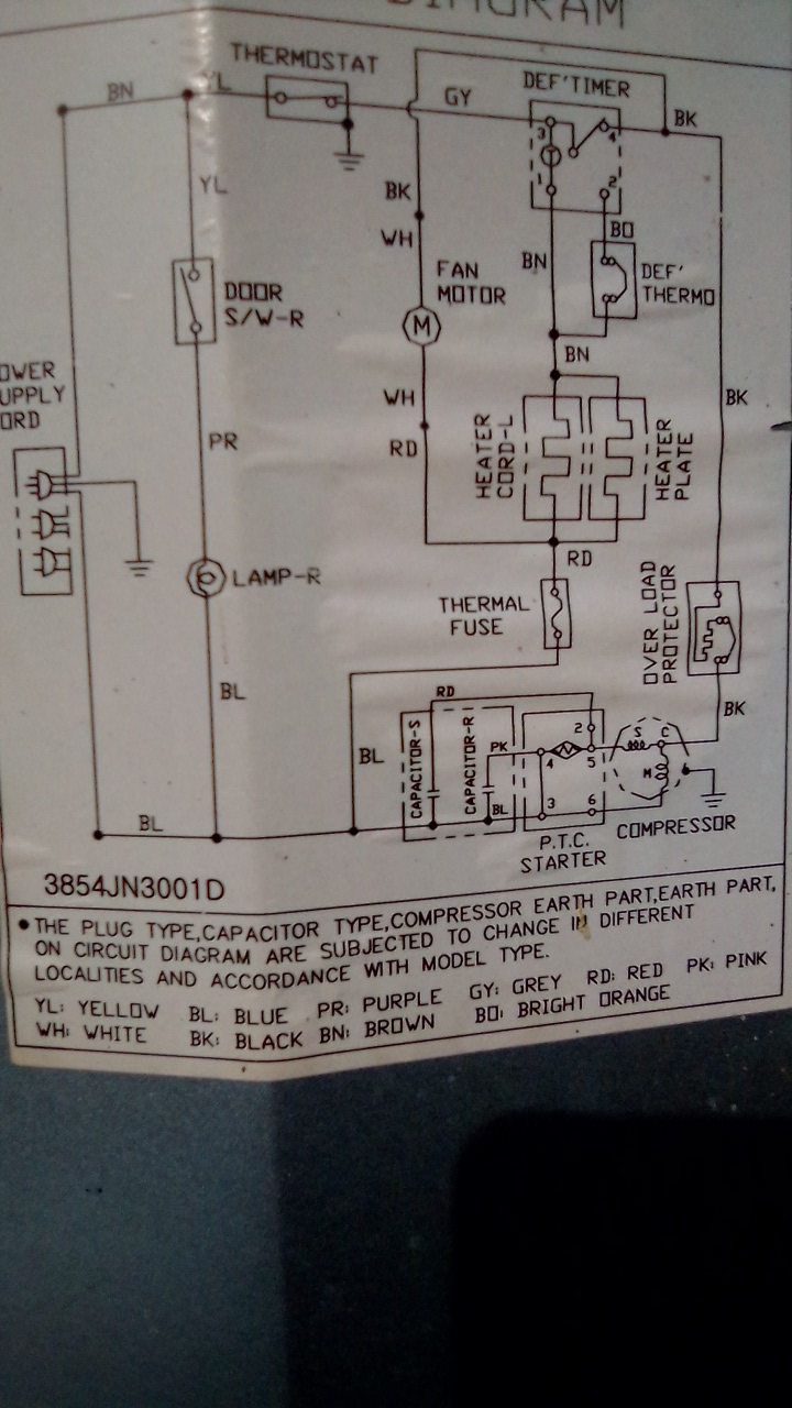 SERVICE ELEKTRONIK skema kulkas LG dua pintu 