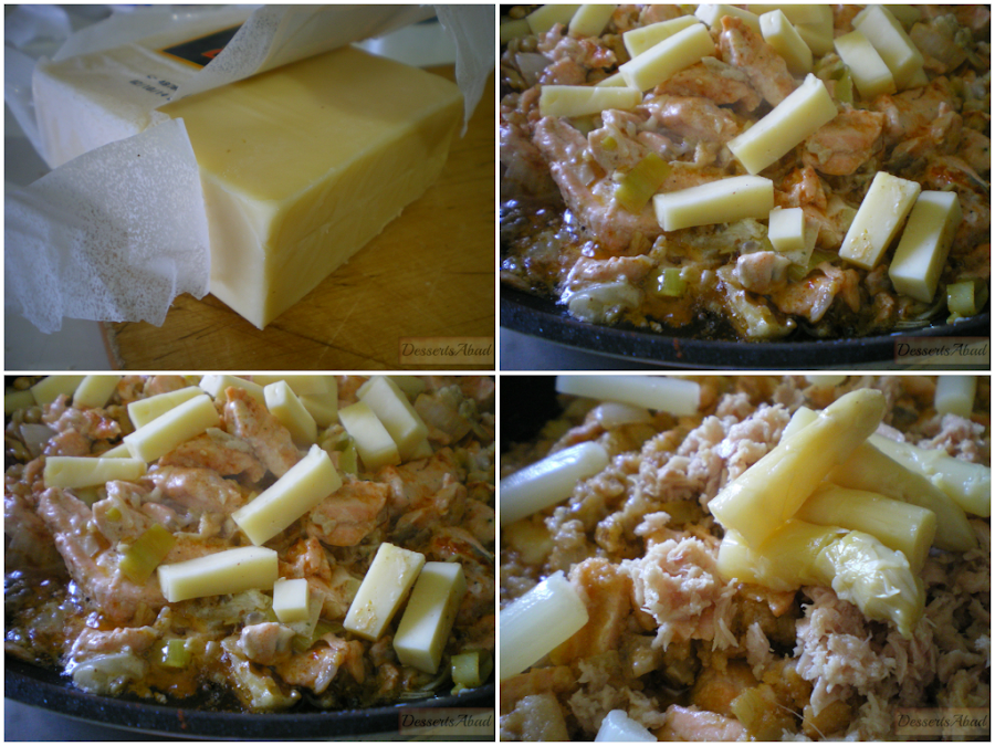 Pashtida de salmón (Elaboración)