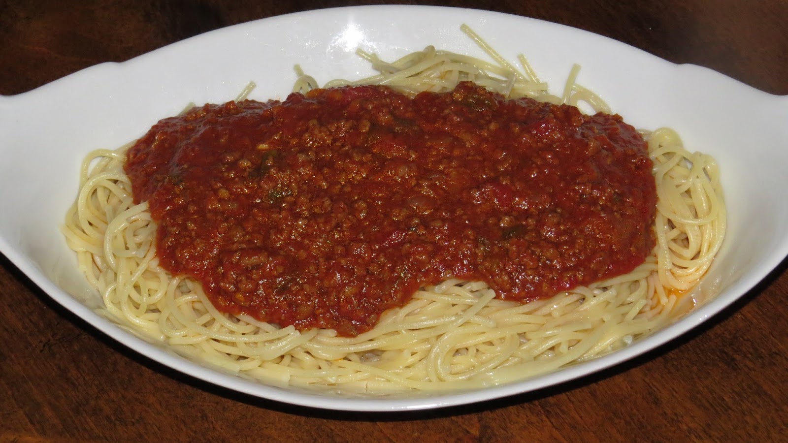 Cuisine chic et simple Sauce à spaghetti de Mona