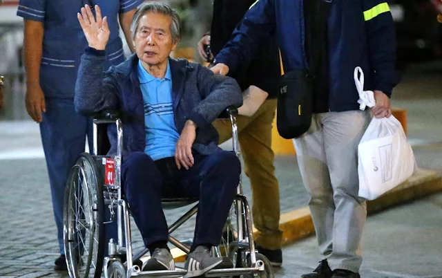 Alberto Fujimori es trasladado al penal de Barbadillo en Ate