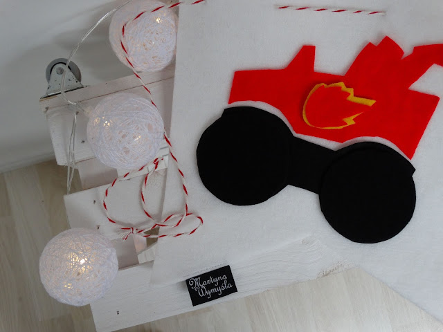 girlanda urodzinowa chłopca impreza urodzinowa blaze