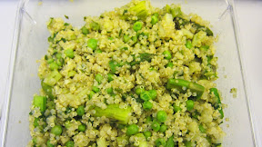 Lunch Week 16: Spring Vegetables with Quinoa