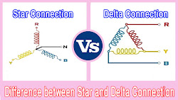 delta star between difference connection connected connections phase three lines elcb line voltage load rccb electrical transmission why currents circuits