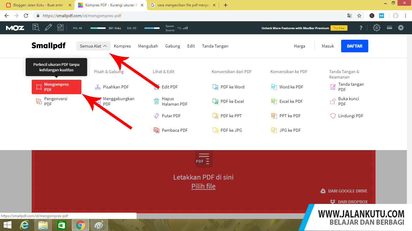 Belajar Terus Cara Memperkecil Ukuran File Jpeg Hasil Scan