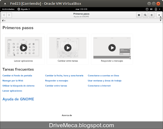 DriveMeca instalando Linux Fedora Workstation 23 paso a paso DriveMeca instalando Linux Fedora Workstation 23 paso a paso