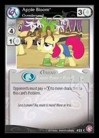 My Little Pony Apple Bloom, Overdressed Absolute Discord CCG Card