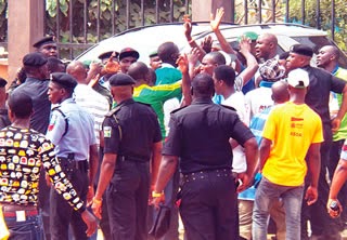 cultists attack apc rally