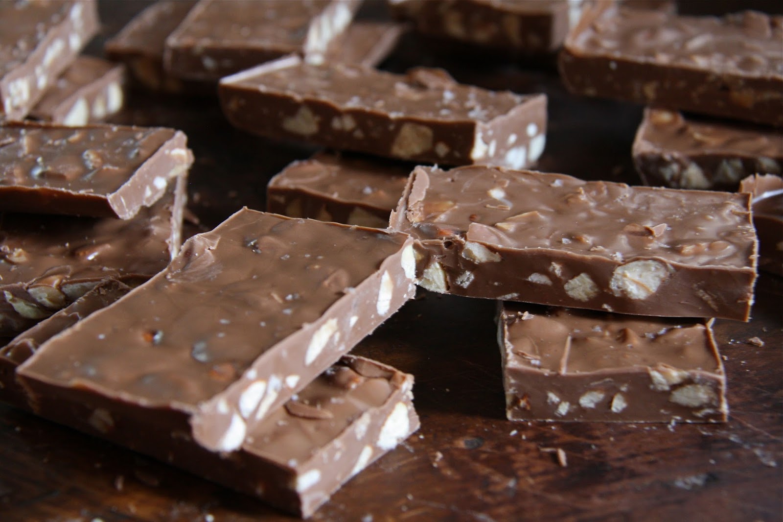 salted sugared spiced™ Roasted Almond Chocolate Bars