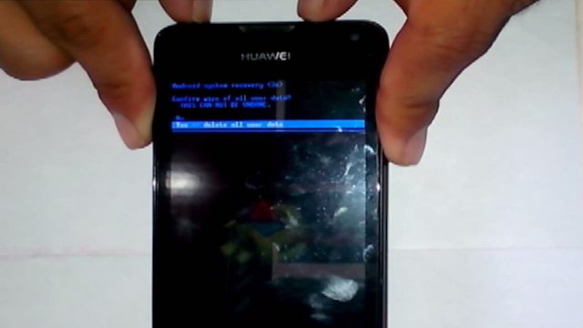 resetear la configuración Huawei Y300 resetear la configuración Huawei Y300