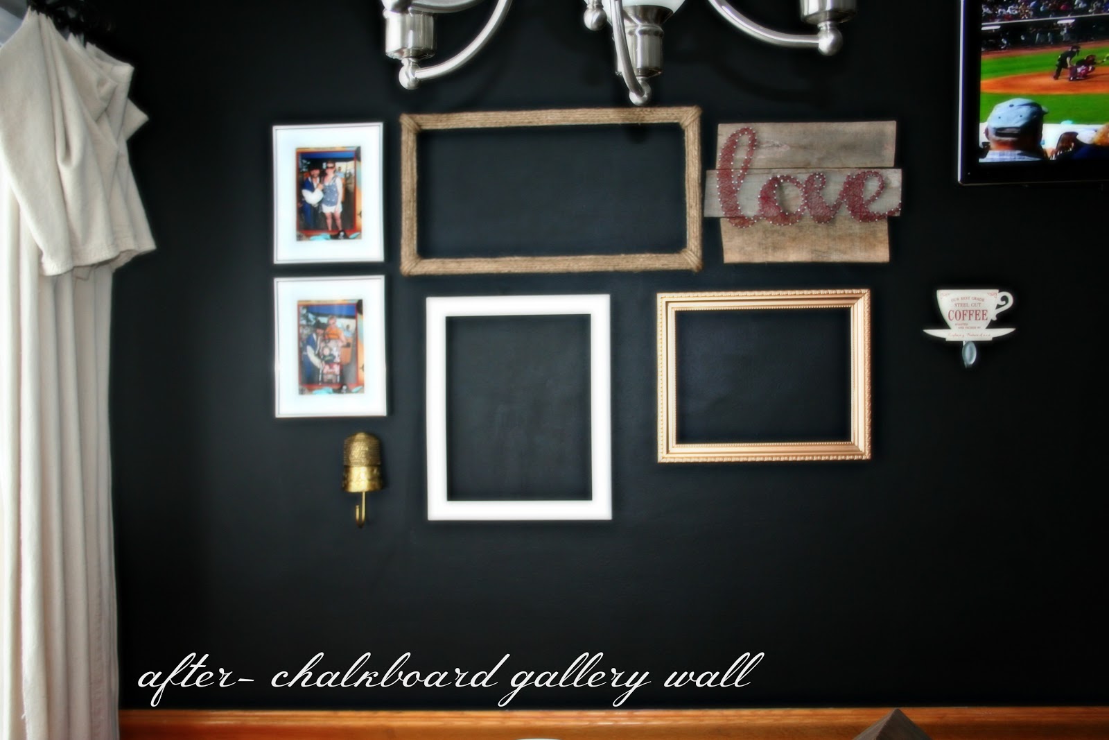 J House Tawk Chalkboard Gallery Wall