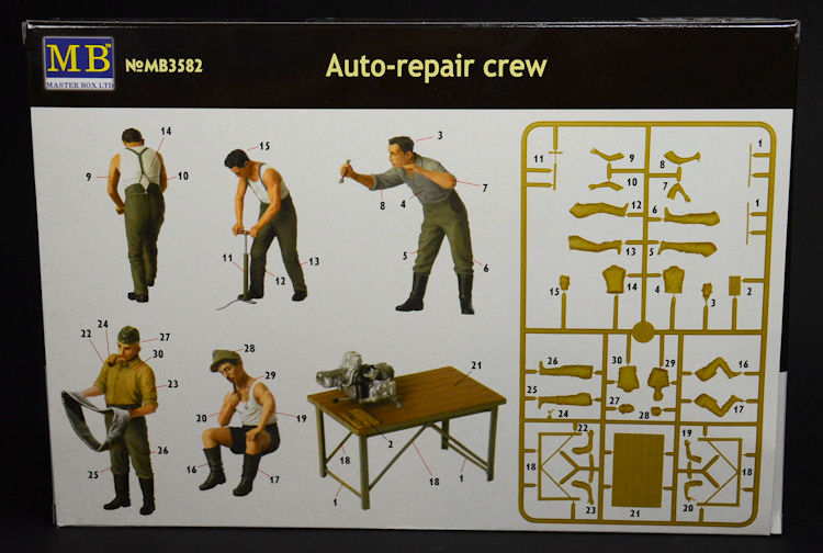 MasterBox MB3582 1/35 Auto-Repair Crew