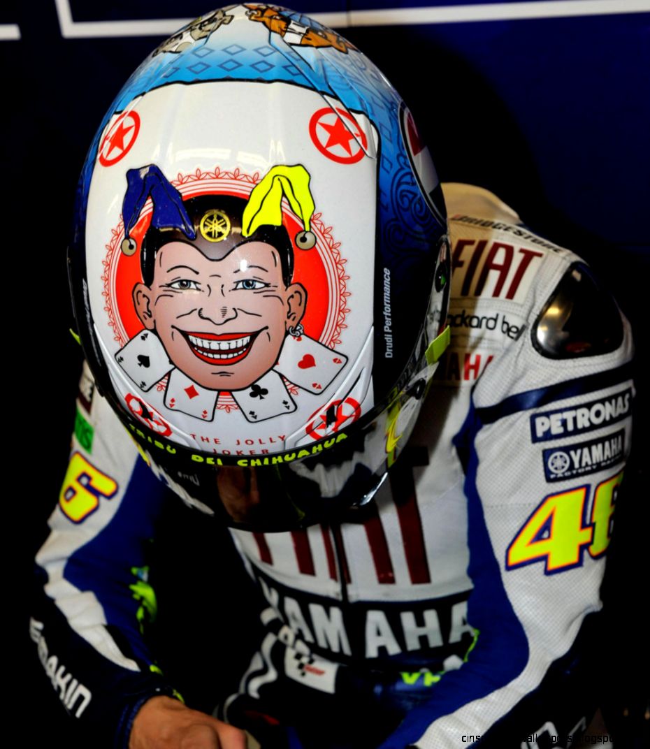 Valentino Rossi The Jolly Joker Helmet – Mugello 2010  ROSSI HELMETS