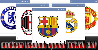 Kode Chat Emoticon Facebook Spesial Logo Football Club