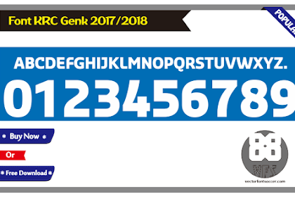 Font KRC Genk 2017/2018