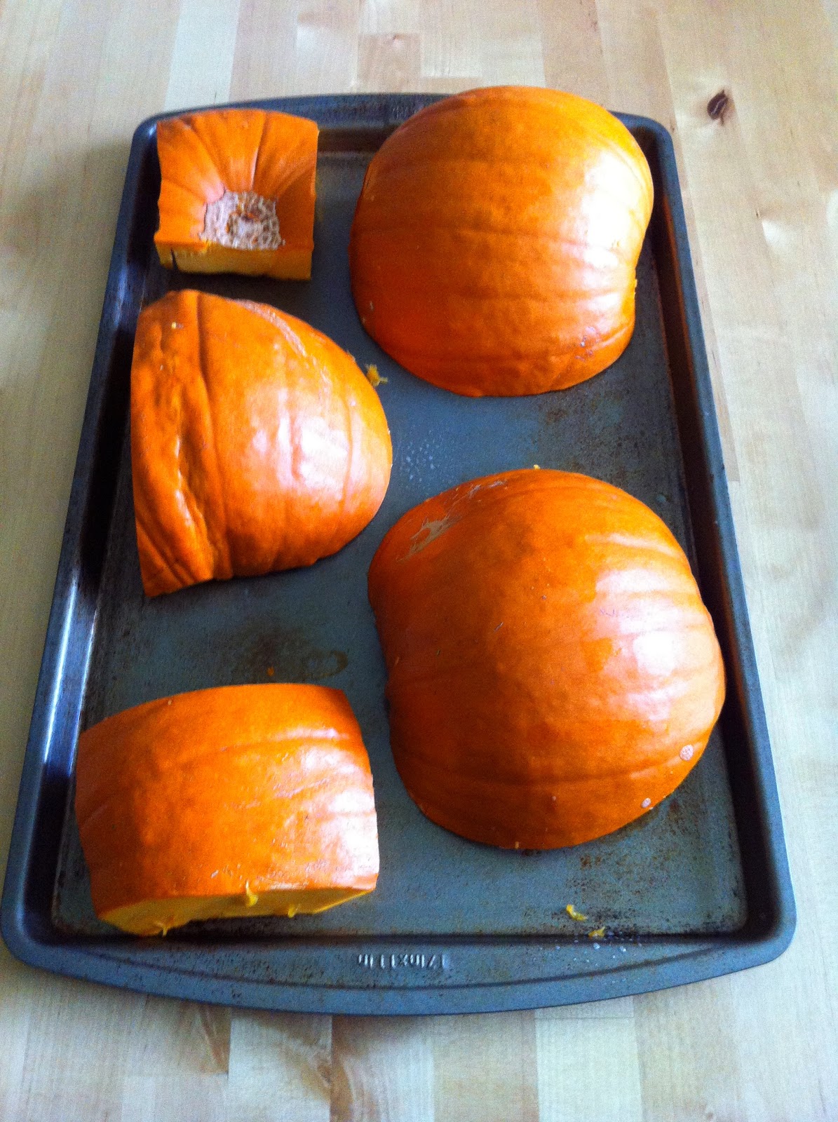 Cheap Not Frugal Eats Roasting a Pumpkin