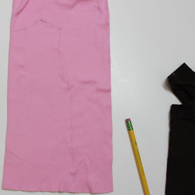 cutting out dress bodice