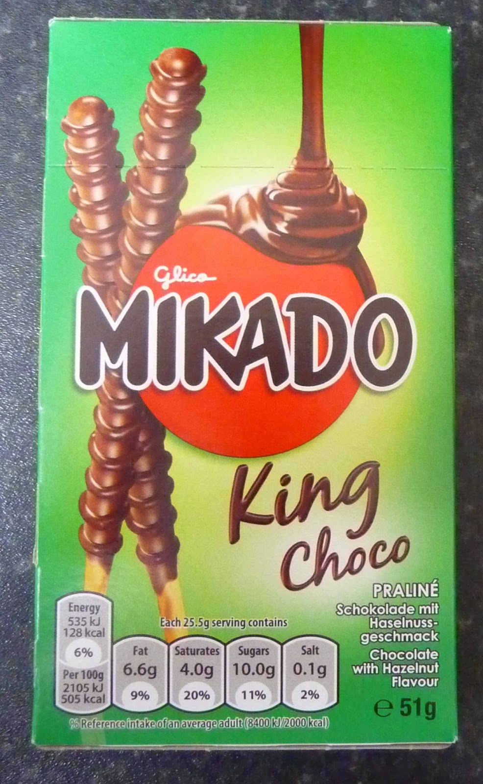 Something to look forward to Glico Mikado King choco (praliné)