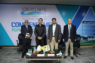 Great Lakes Institute of Management, Gurgaon was Graced by the Presence of Mr Avnish Sabharwal, Md, Accenture Ventures & Open Innovation at the Commencement of Its 7th PGPM Batch.
