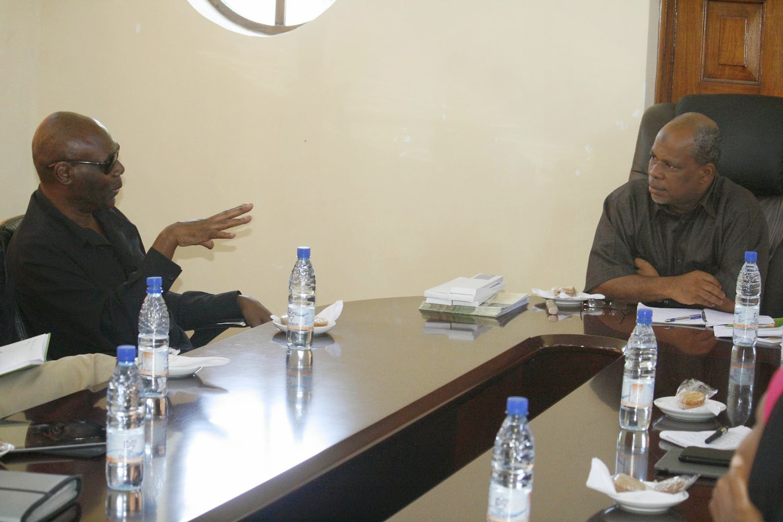 Mwandishi wa Voice of America amtembelea